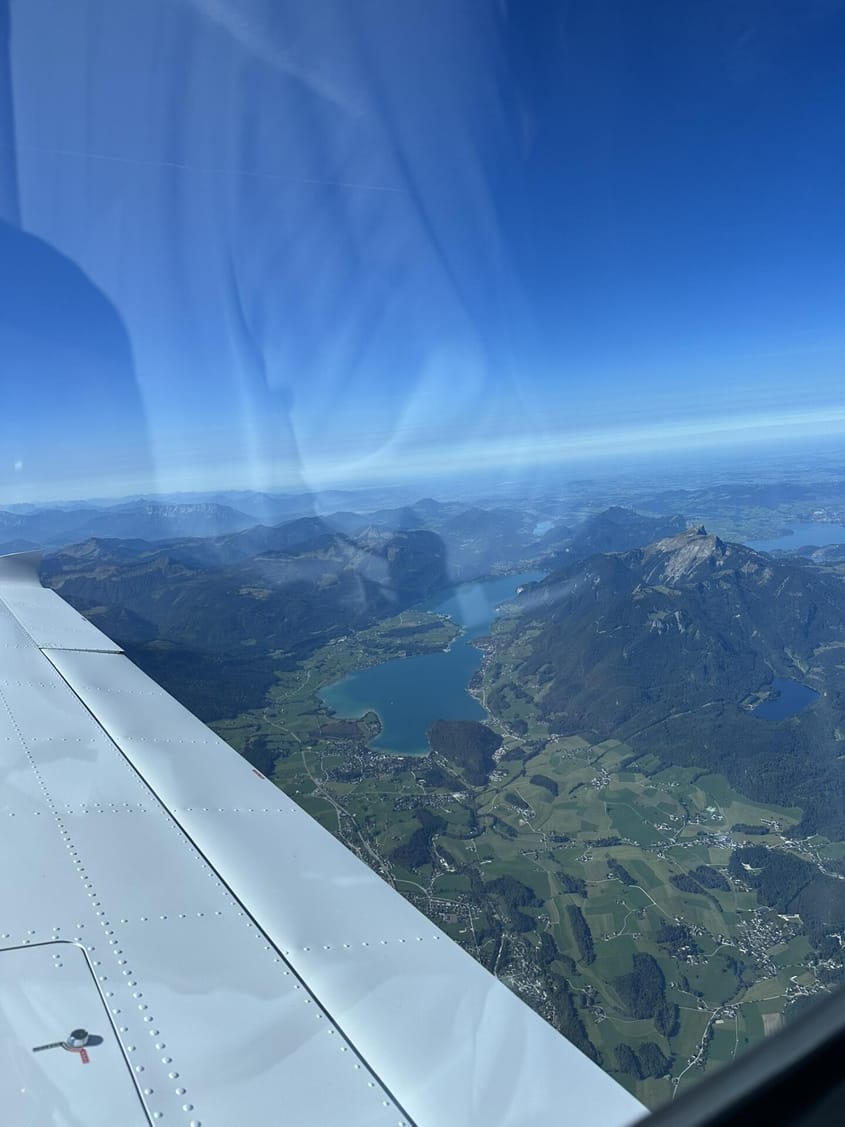 Rundflug über den Attersee & Mondsee zurück nach Vilshofen