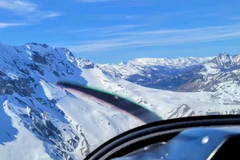 le Col des Champs en hiver