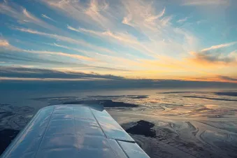 Dämmerungsflug für eine Person (morgens oder abends)