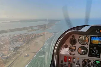 Balade aérienne à la découverte des plages catalanes