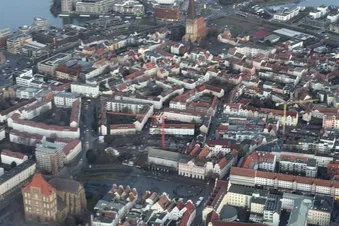 Rundflug über Rostock