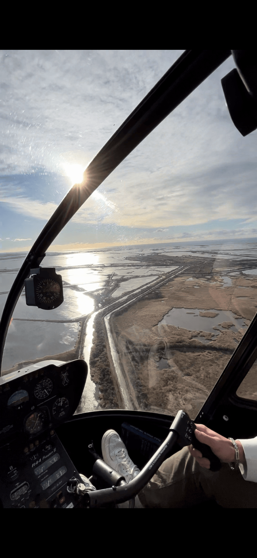 Vol en hélicoptère -  Camargue , Salants du Midi & Littoral