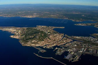 Sète et étang de Thau