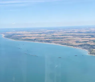 Balade aérienne Plages du débarquement