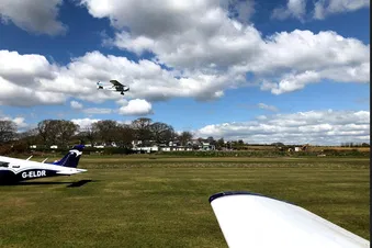 We'll fly from Coventry to Sandown IOW