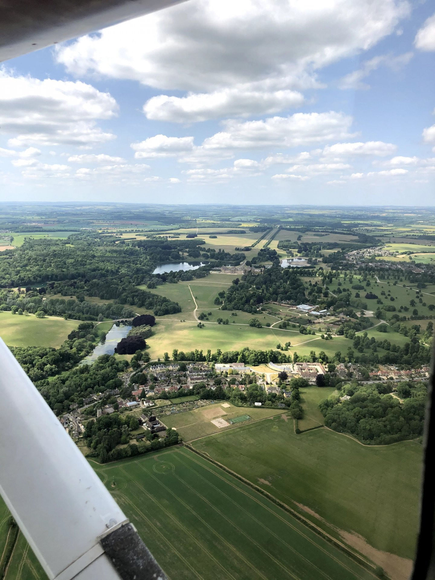 Fly to Compton Abbas in Dorset for lunch