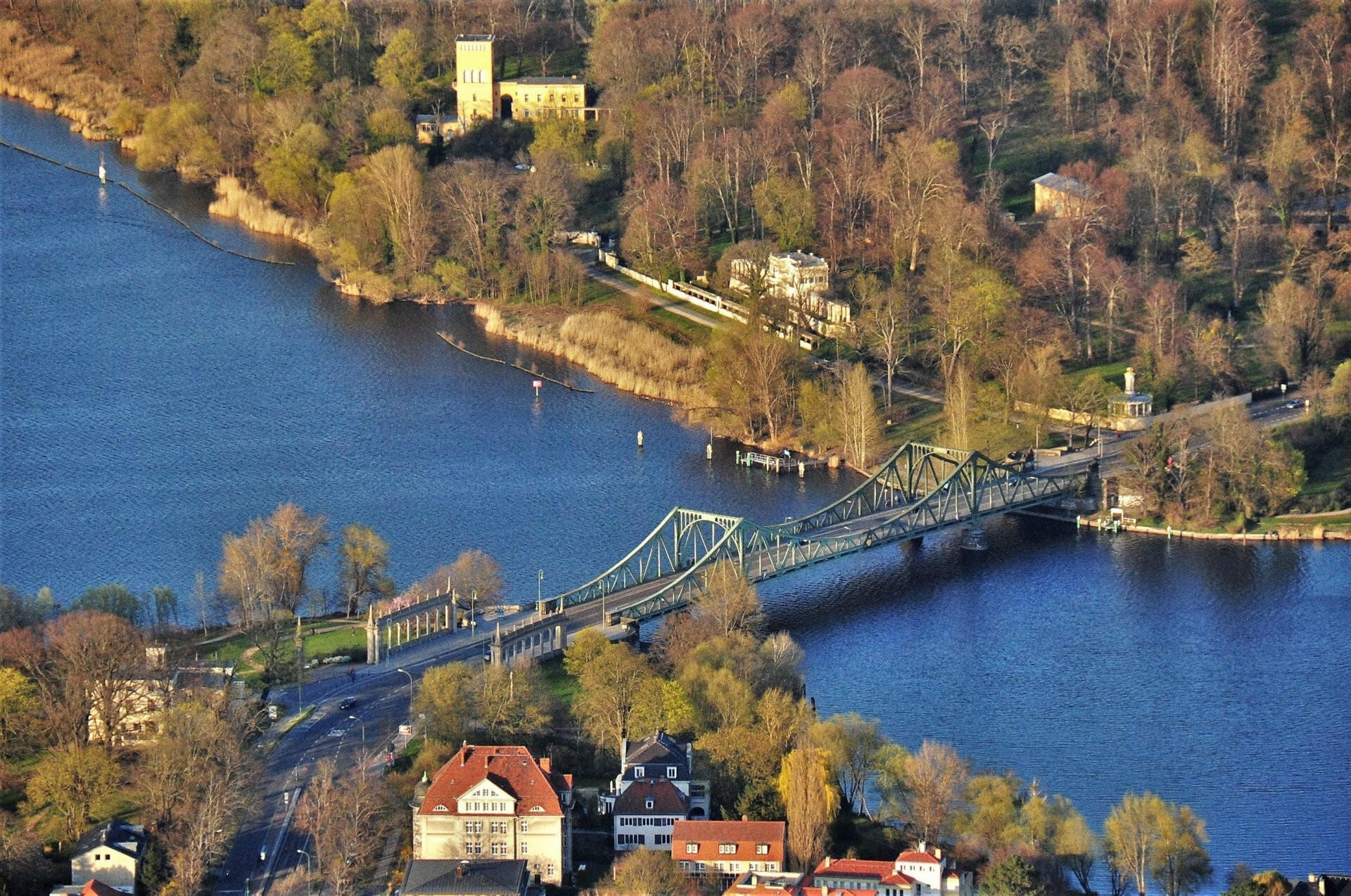 Potsdam und Potsdam's Schlösser von oben