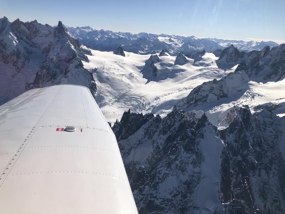 Vol au-dessus du Mont Blanc + Tour du Massif de la Vanoise