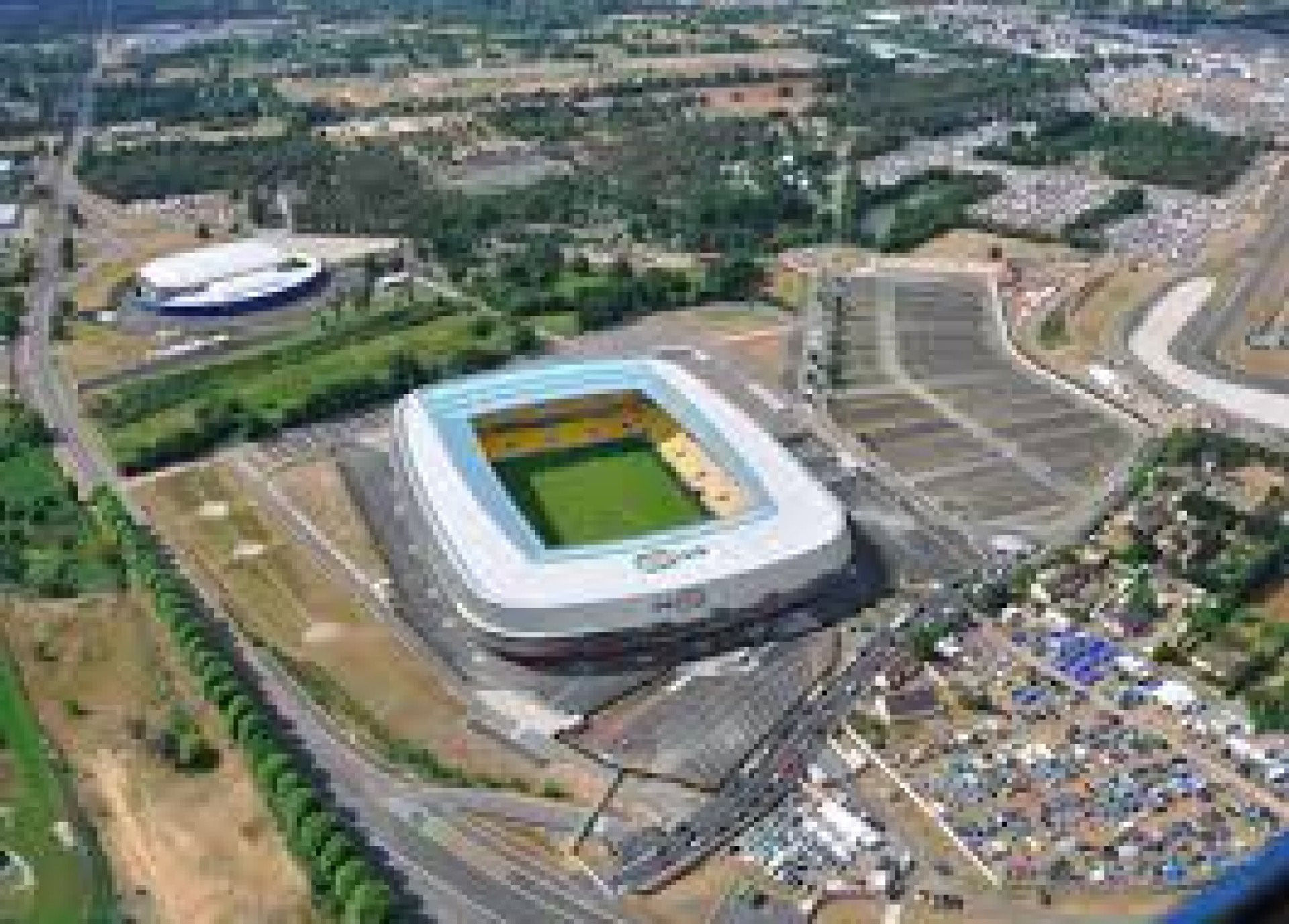 Tour aérien de la ville du Mans