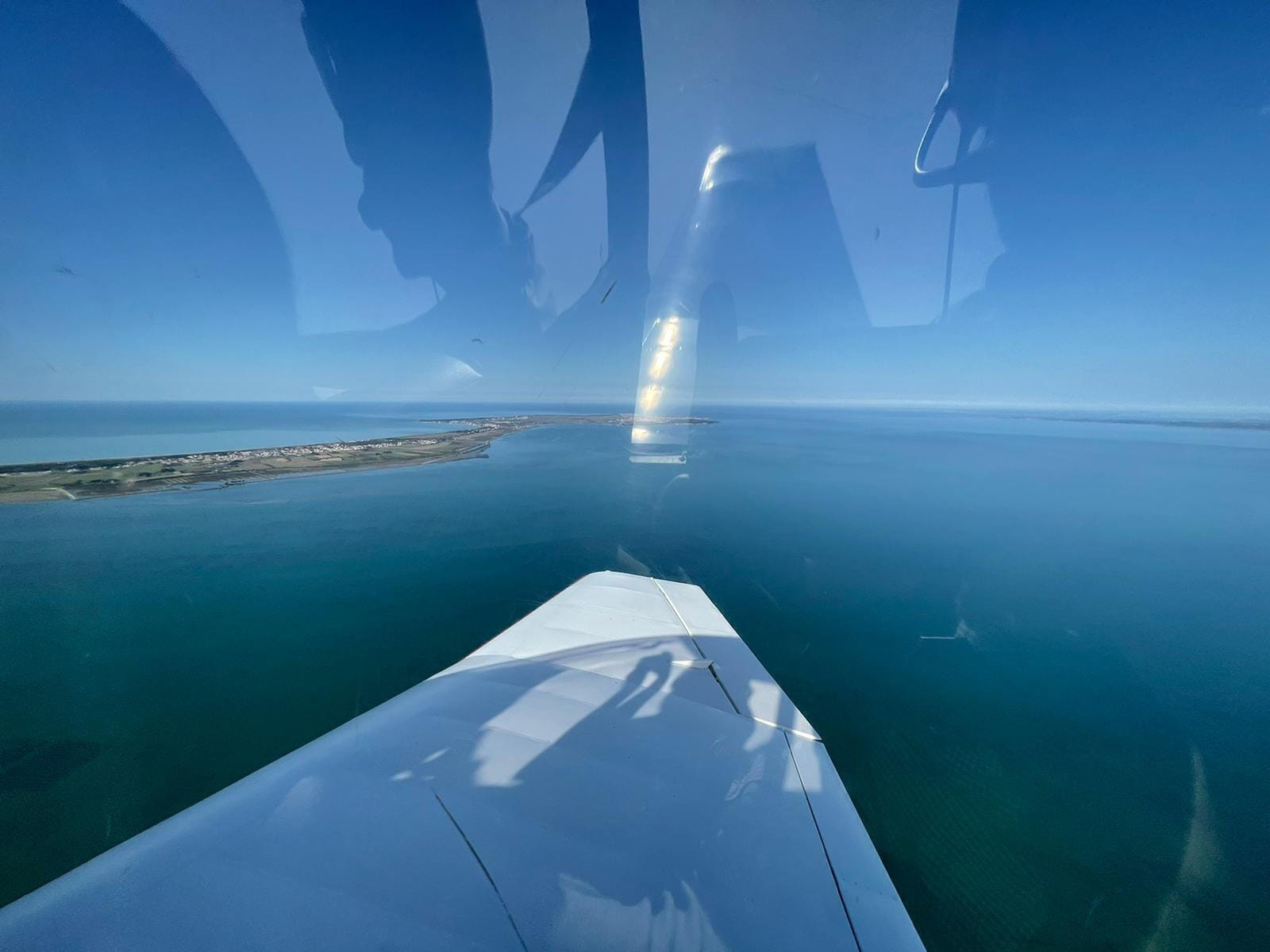 En approche de l'île