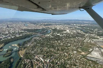 Balade aérienne autour de Lyon