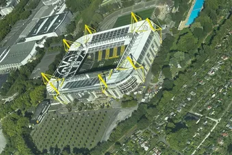 Rundflug Ruhrgebiet, Fußballstadion, Münsterland