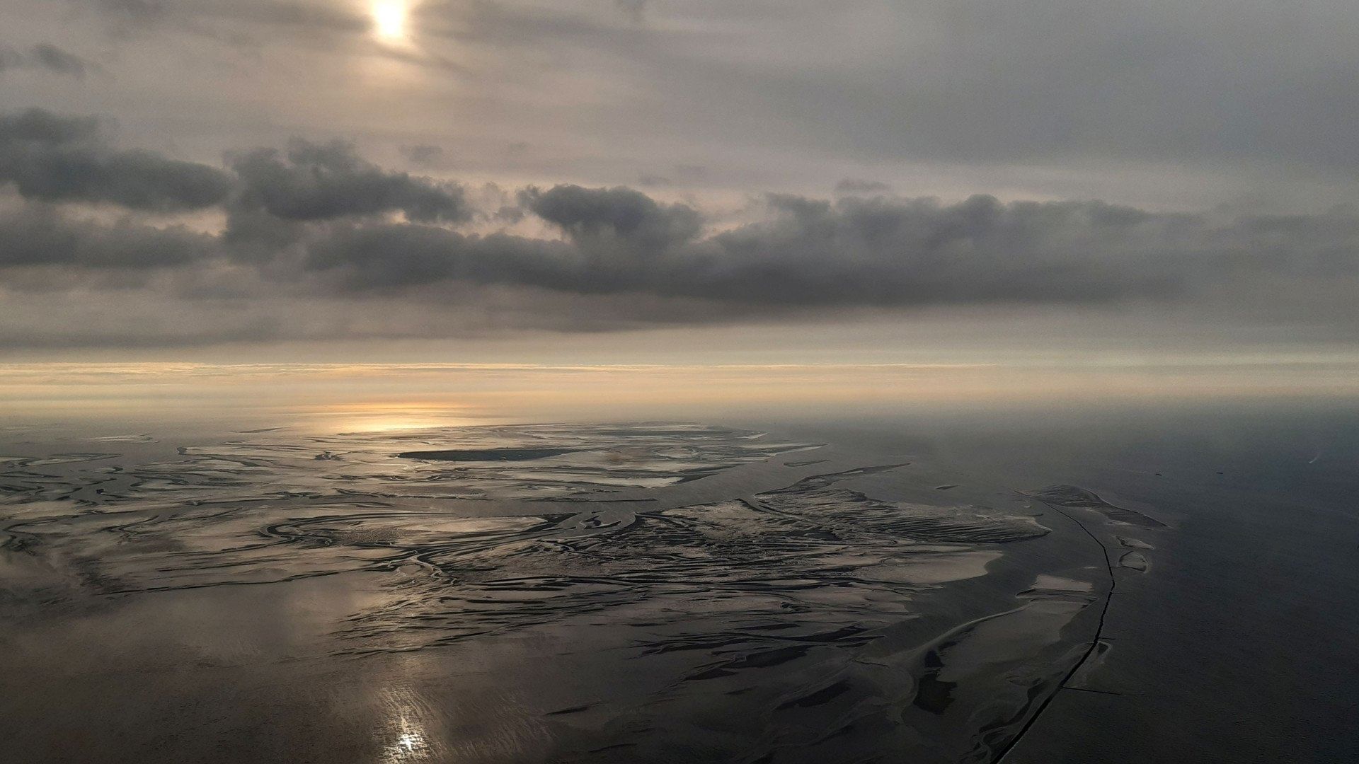 Flug zur Deutschen Bucht