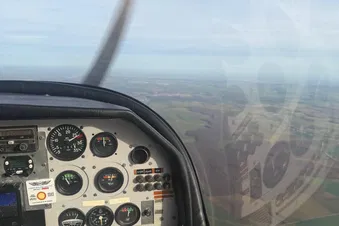 Vue des plaines de Moselle