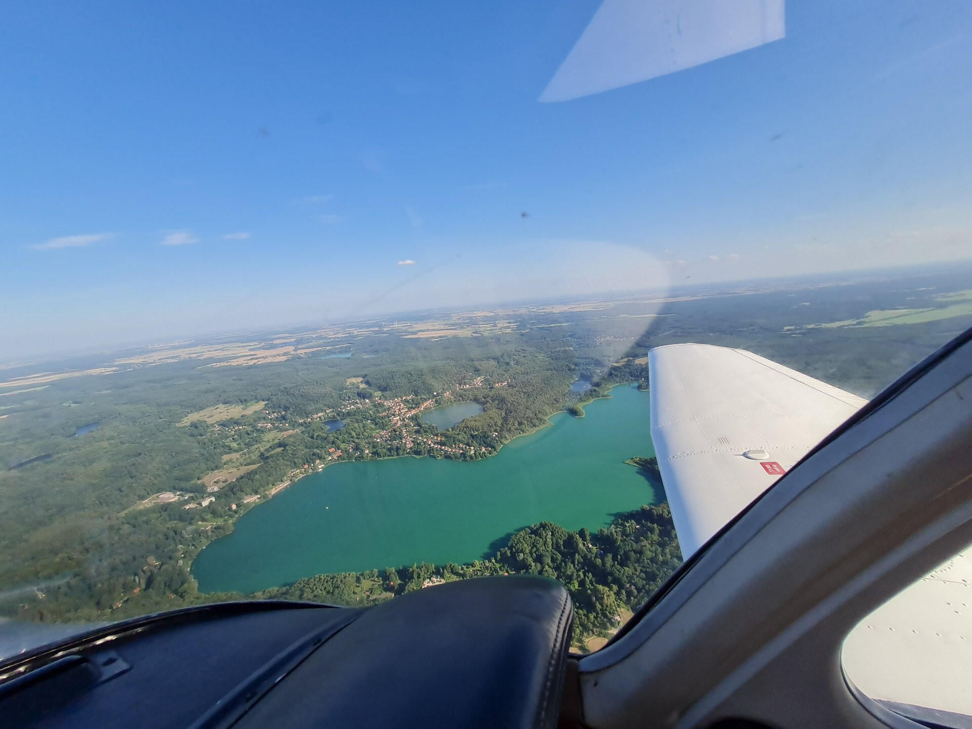 Ausflug mit der PA 28-181 über Berlin & Märkische Schweiz
