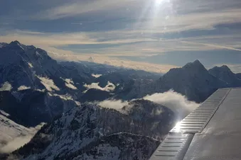 Rundflug über den Berchtesgadener und Salzburger Alpen