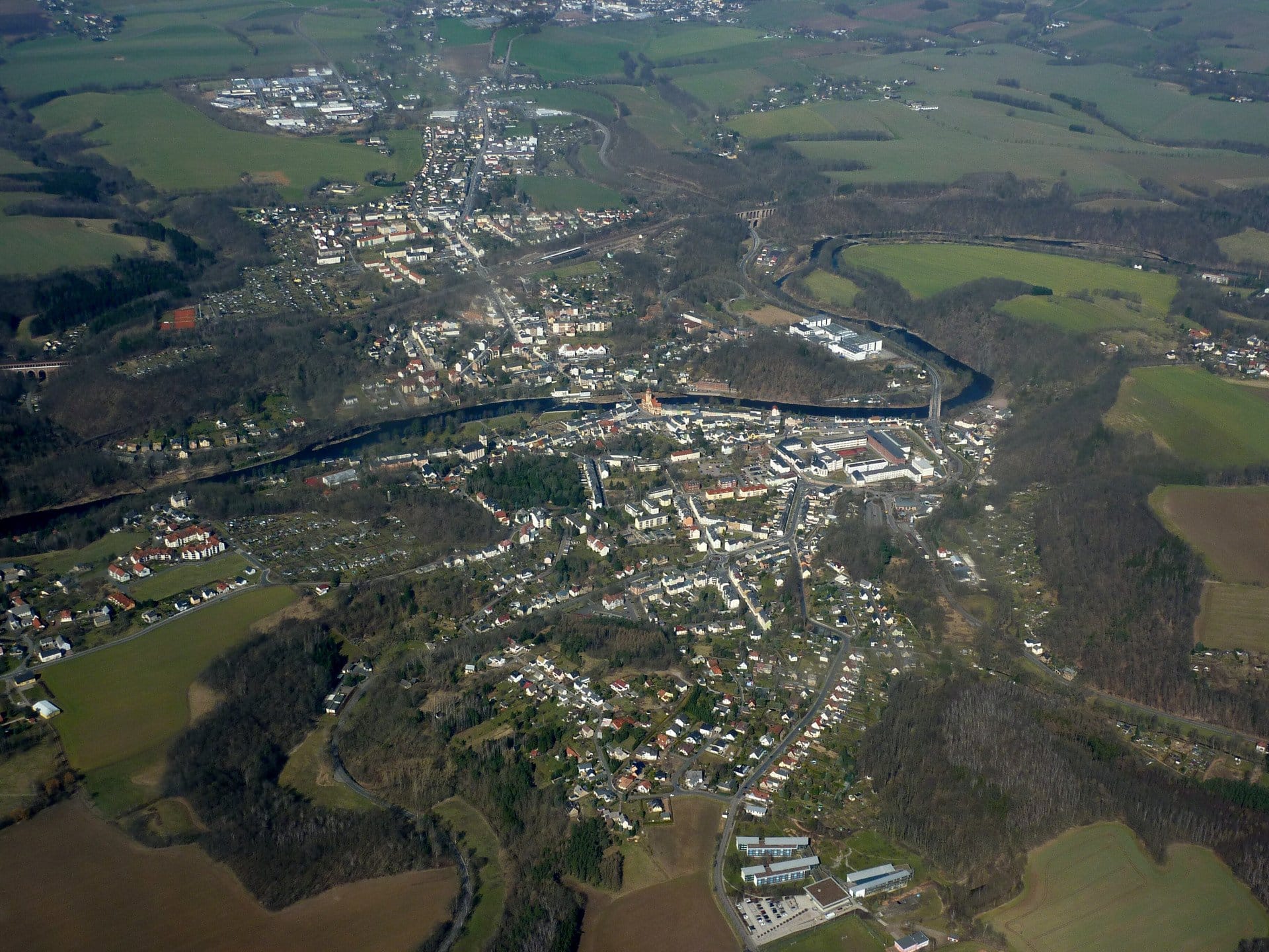 Gästeflug ab Riesa über Chemnitz und Augustusburg