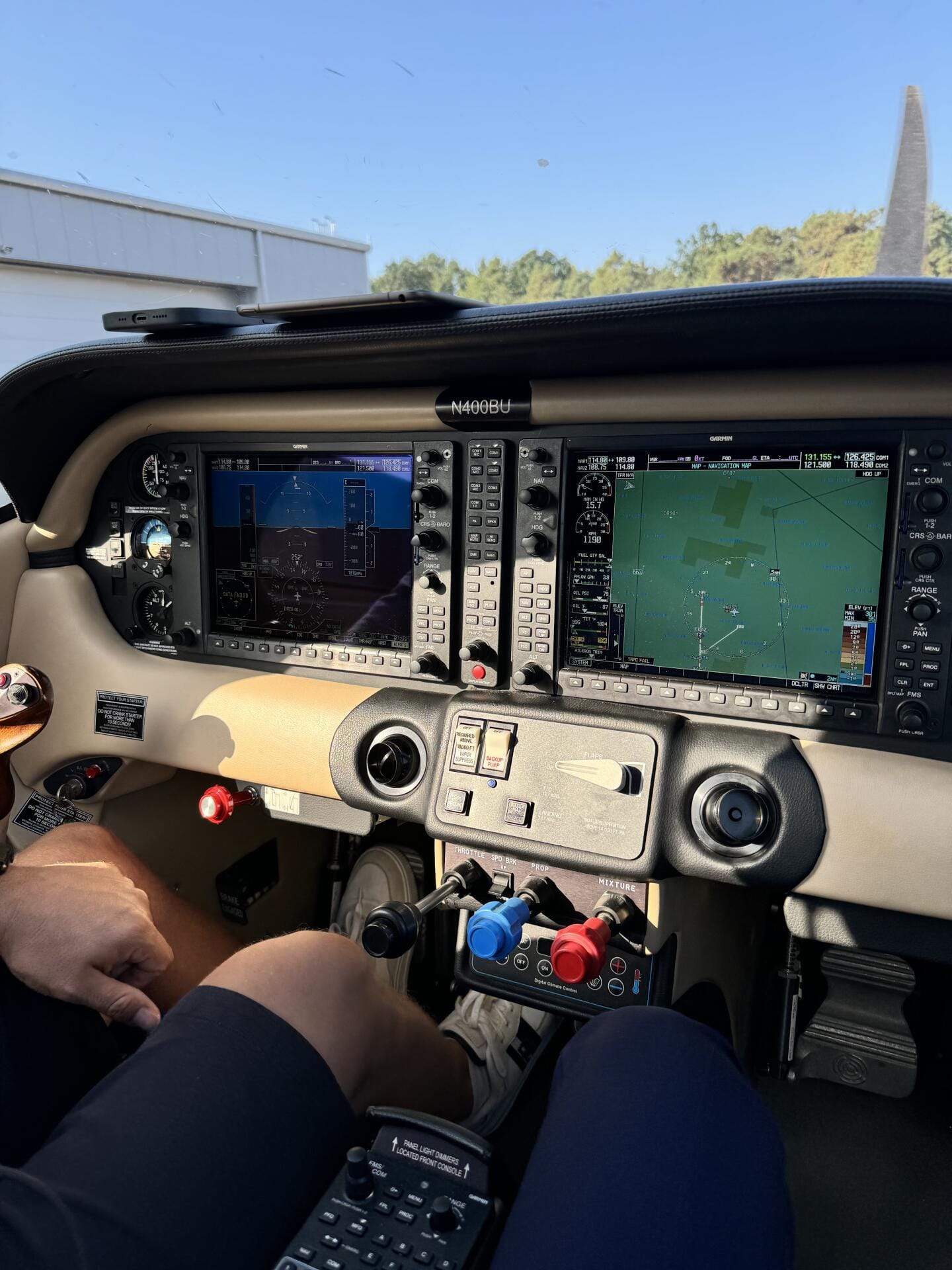 Flug von Berlin nach Usedom