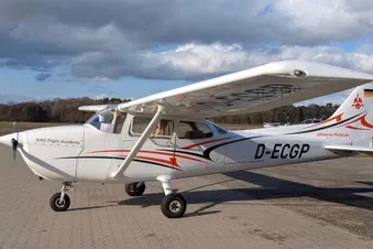 Strandtag auf Norderney mit Sonnenuntergang auf dem Rückflug