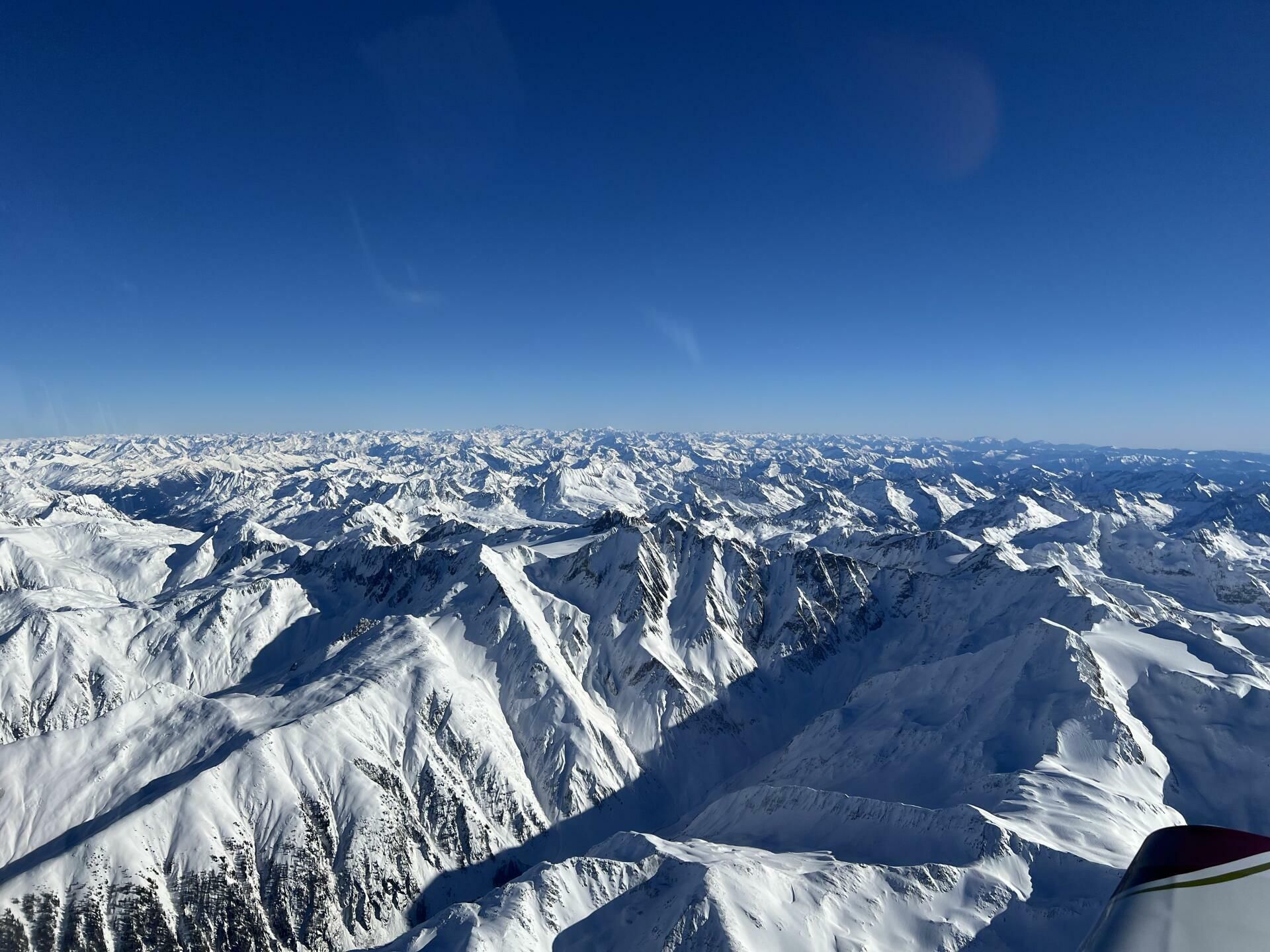 Matterhorn, Aletschgletscher und Jungfraujoch