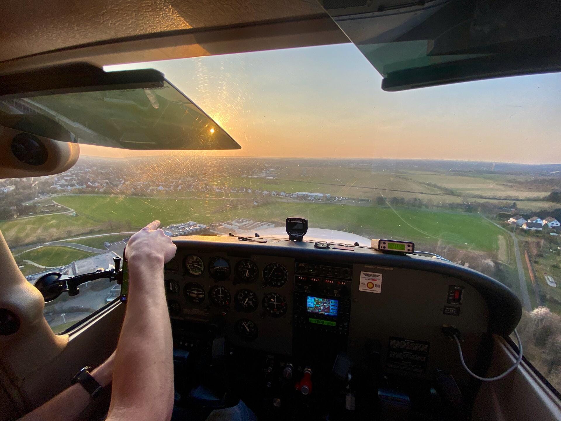 Landung in Bonn Hangelar