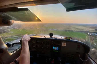 Landung in Bonn Hangelar