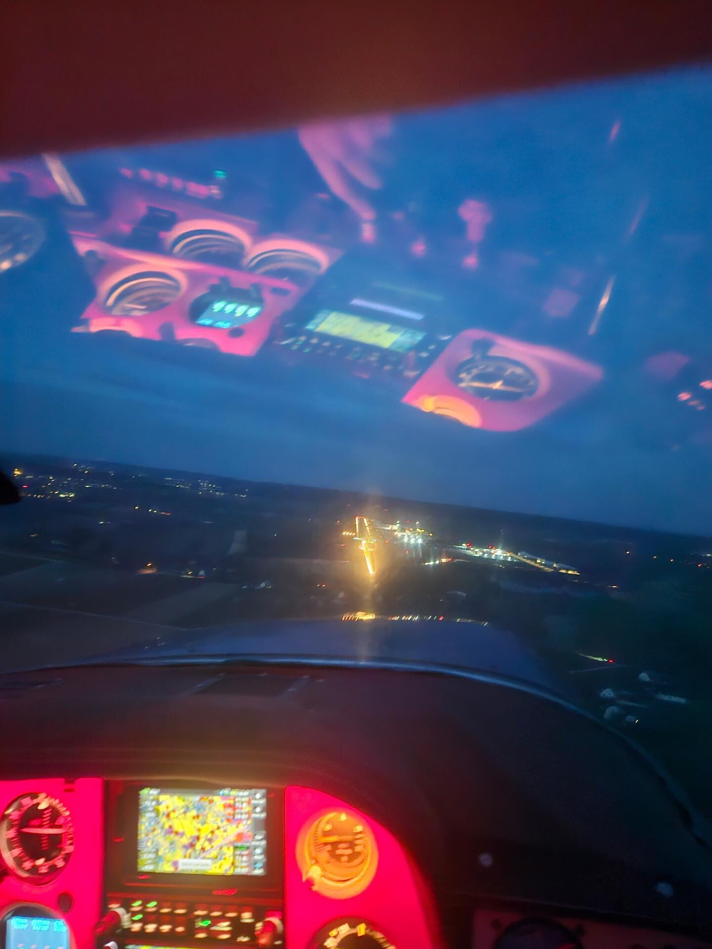 Nachtflug durch die Alpen | Night Flight through the Alps