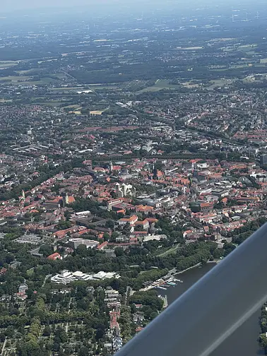 Unvergesslicher Rundflug über Münster