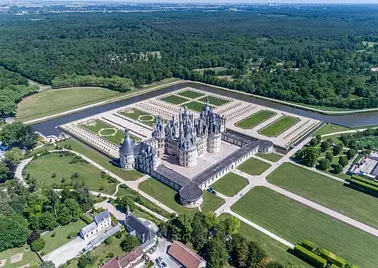 Chambord et Chenonceau vu du ciel
