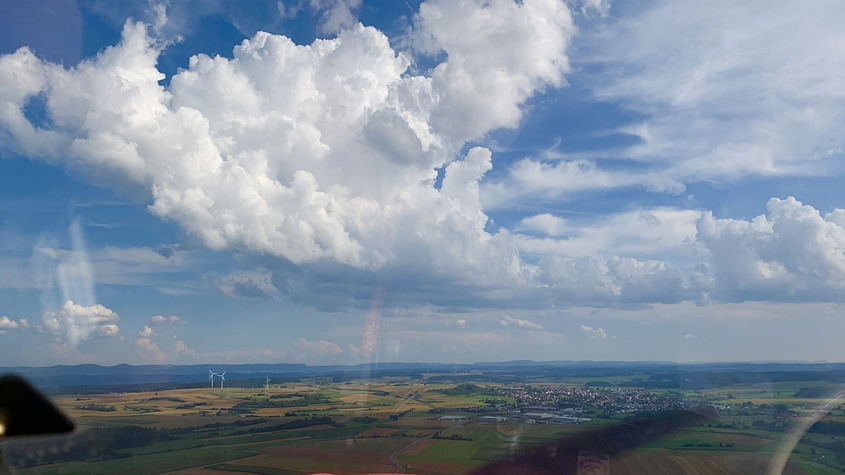 Feierabend Rundflug, einfach mal mit Kollegen abheben