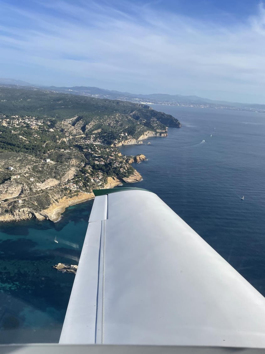 La côte bleue et la Camargue par la trajet côtier