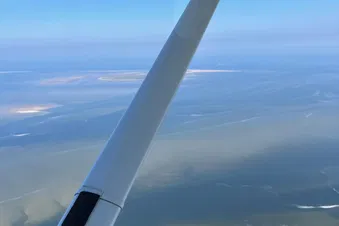 Rundflug über Helgoland und Cuxhaven