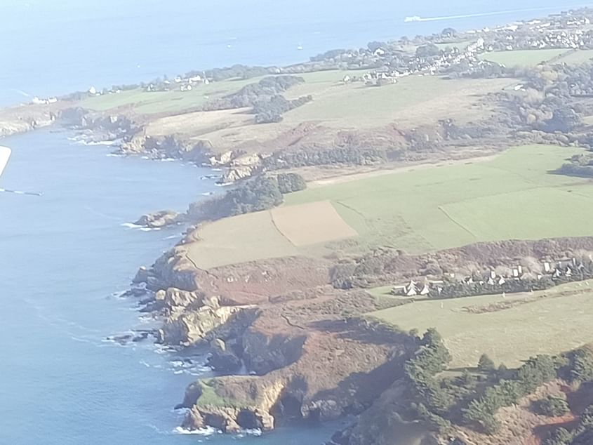 Merveilles de la côte sud bretonne depuis Rennes en avion