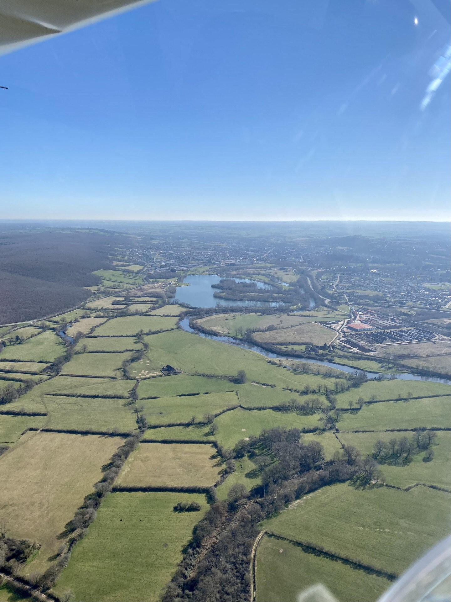 Berry - Bourbonnais - Tour de la forêt de Tronçais en avion