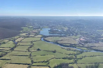 Berry - Bourbonnais - Tour de la forêt de Tronçais en avion