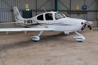 From Jersey to Caen in Cirrus SR20