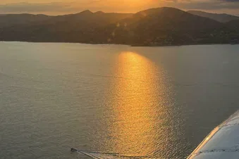 Vol au dessus du golfe de Saint Tropez