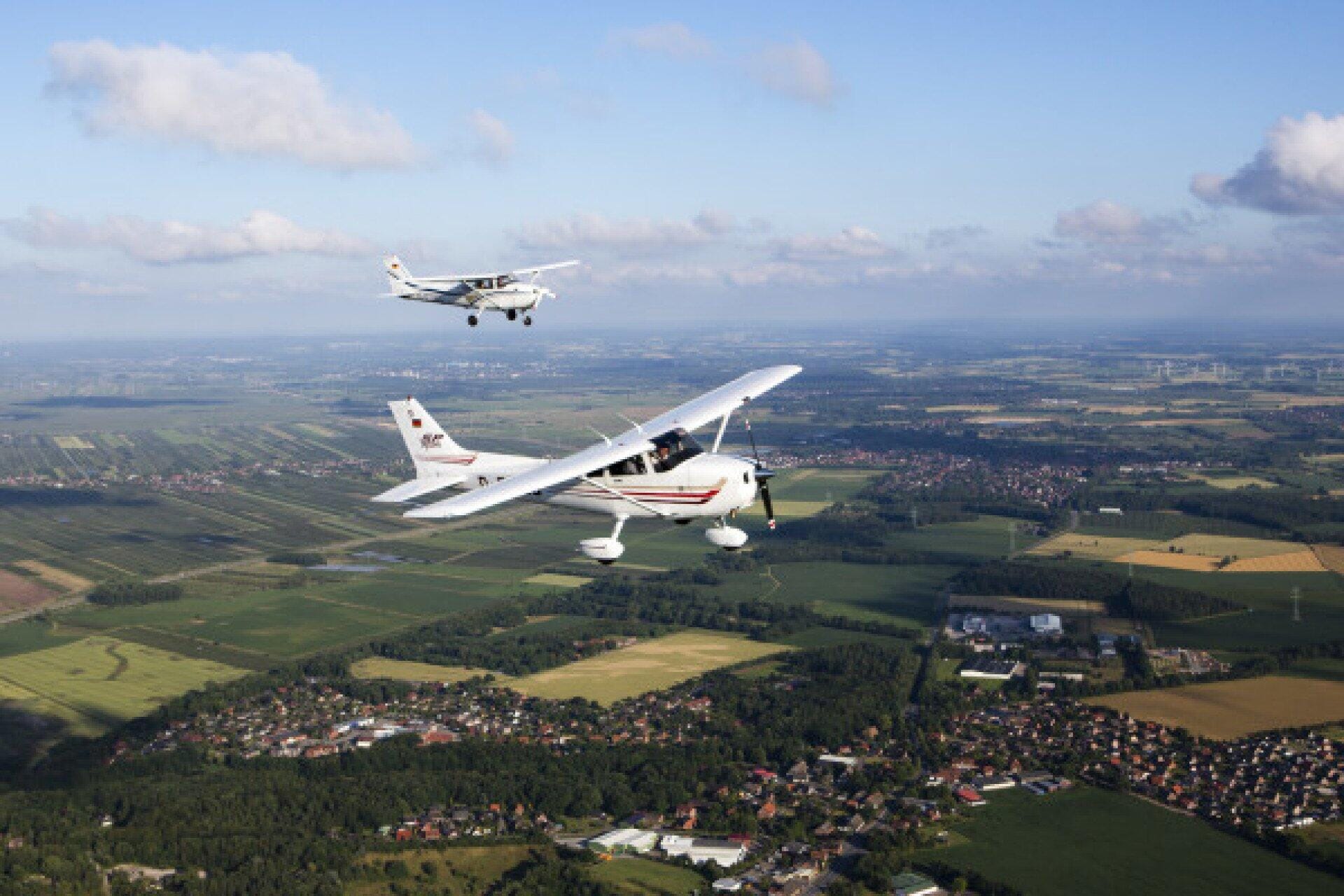 Romantik Rundflug über Hamburg