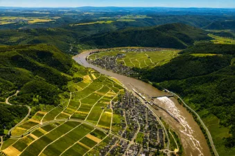 Les grandes boucles de la Moselle allemande