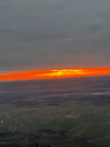 Kurzer Rundflug um Bremen
