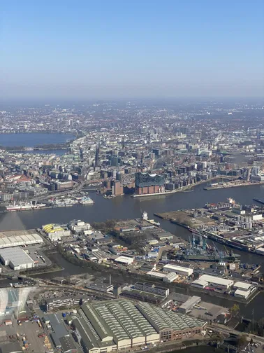 Hamburg aus der Luft