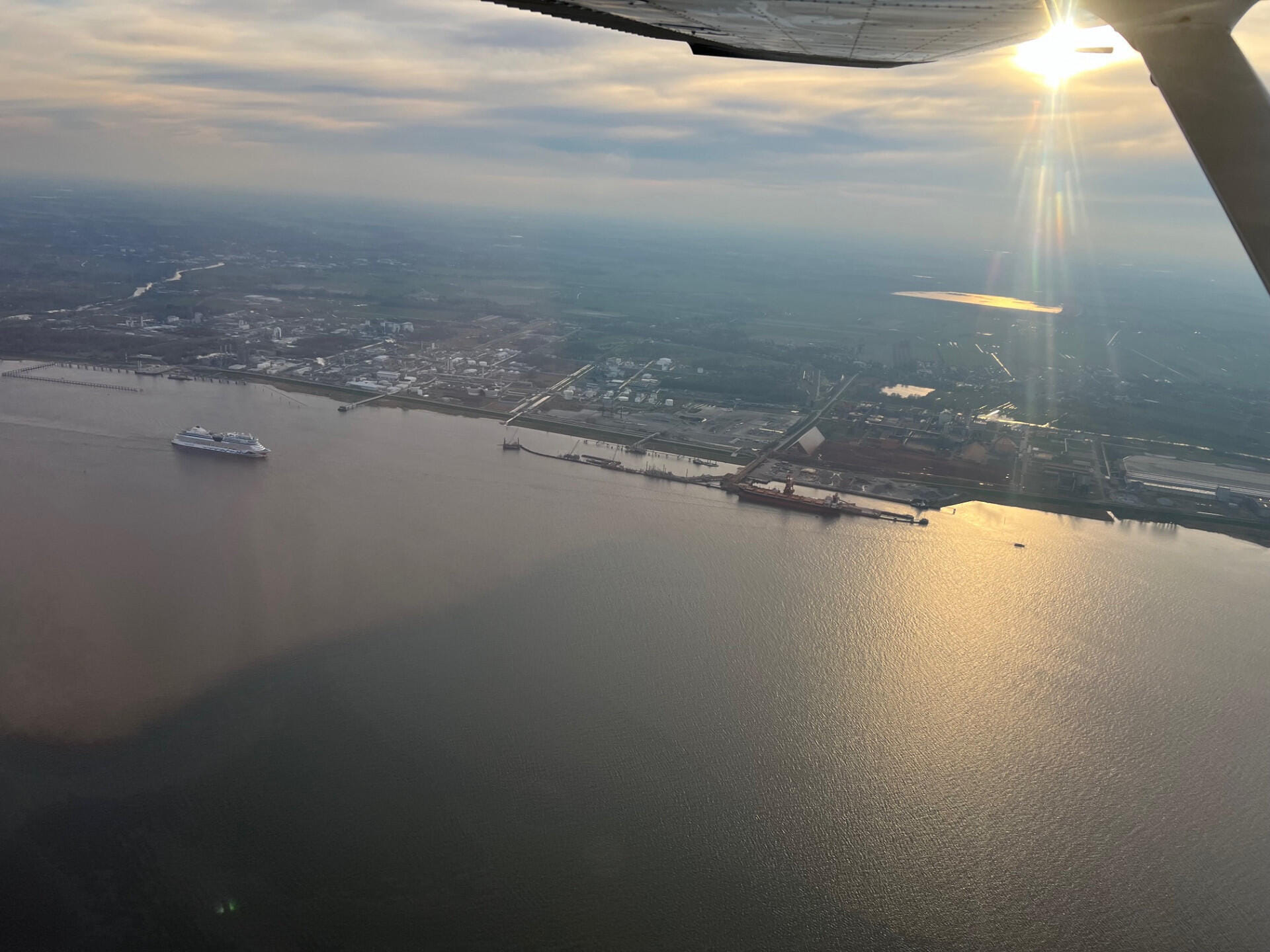 Rundflug Uetersen nach Sylt über Cuxhaven und Helgoland