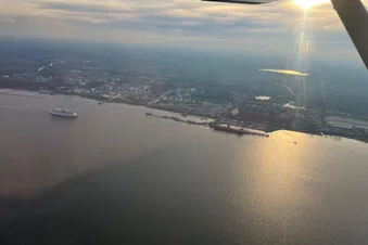 Rundflug Uetersen nach Sylt über Cuxhaven und Helgoland