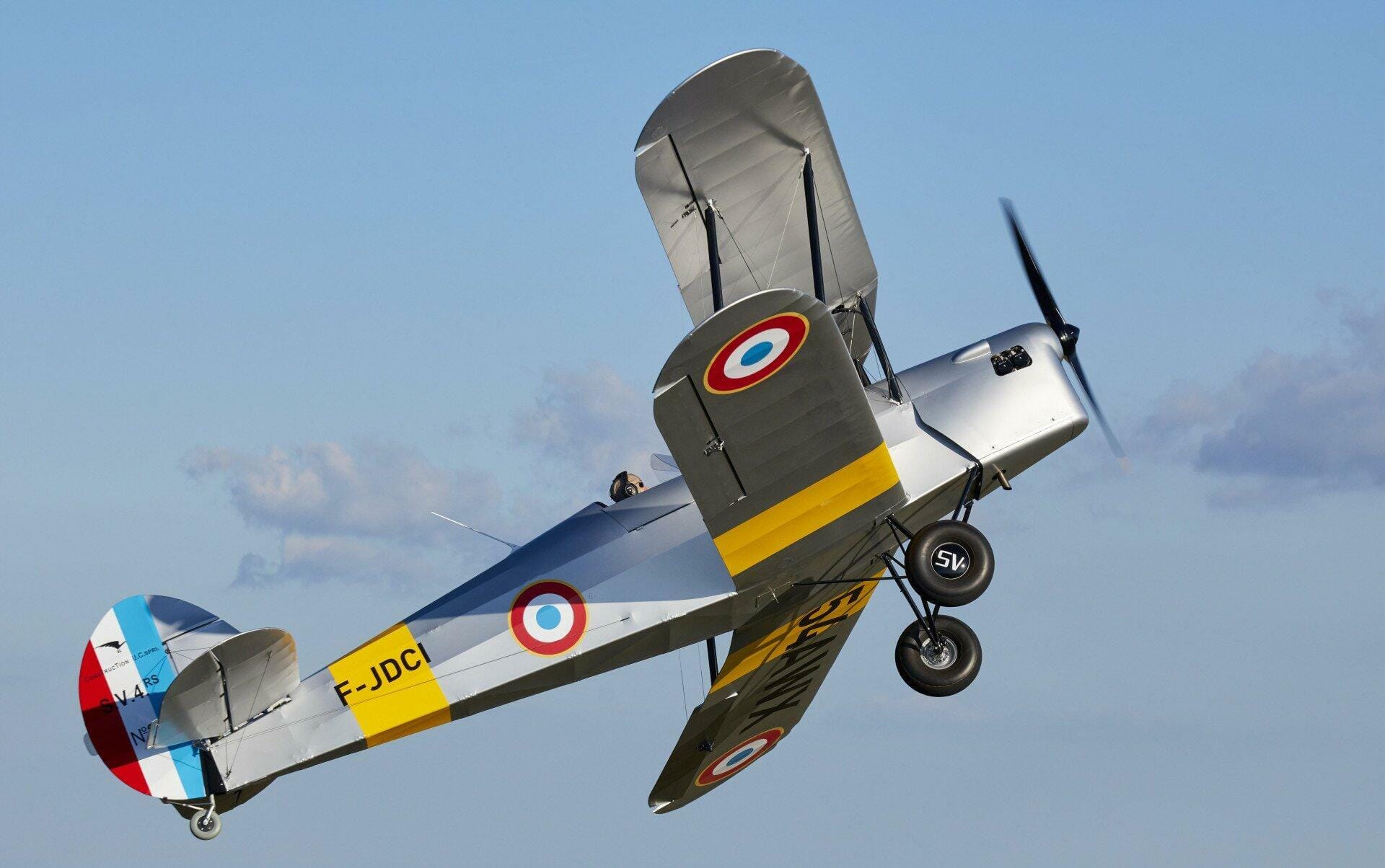 Vol d'initiation en Biplan d'époque - 20 min