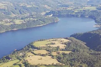 Viaduc et lac marcillac