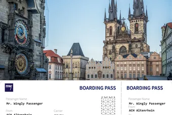 Altenrhein ACH - Prague PRG roundtrip