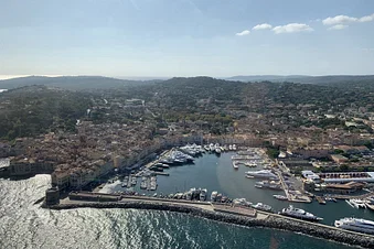 Survol du Golfe de Saint-Tropez, Pampelonne, Porquerolles