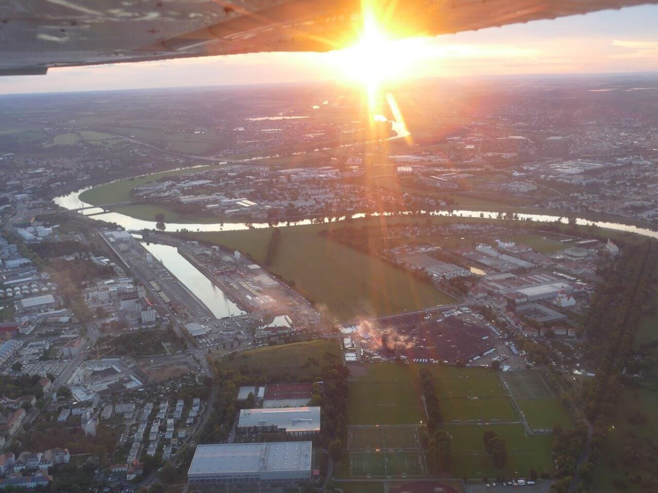 Rundflug über Dresden und Umgebung nach Wunsch
