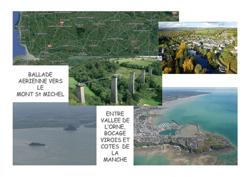 Ballade Aérienne vers le Mont St Michel