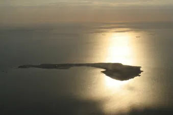 Survol depuis Niort vers l'archipel Charentais